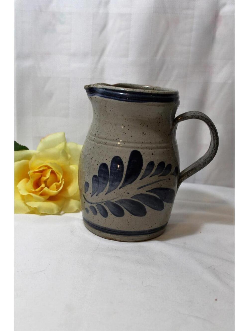 Westerwald Pottery Stoneware Pitcher, Scenery Hill, PA, Bogdewic Chevrolet